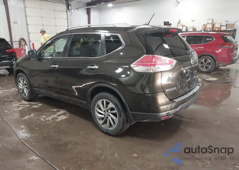 2015 Nissan Rogue Sl из США, поврежденный, VIN 5N1AT2MV0FC775818